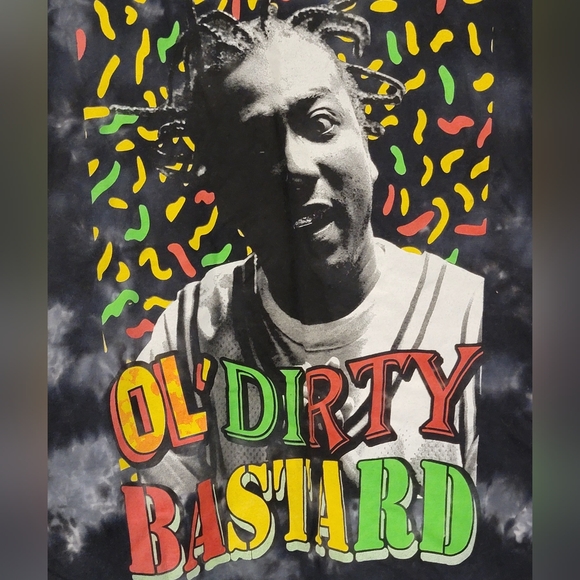 ☆Ol Dirty Bastard☆ Men's (XL/TG) Black Tee - Picture 4 of 7